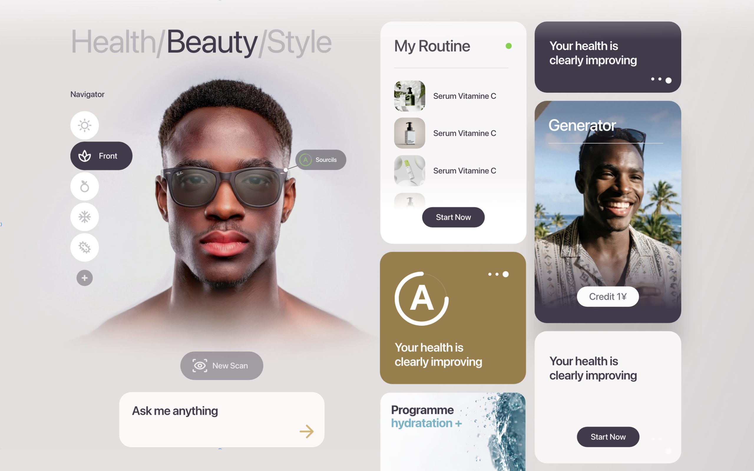 Dashboard FaceID Pro